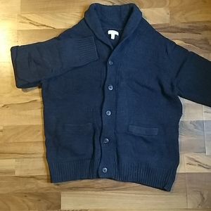 Men's Blue Cardigan Sweater